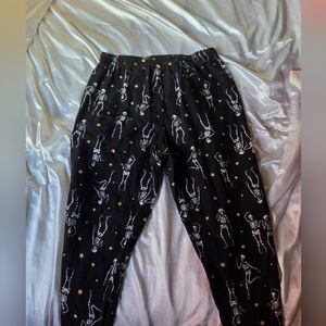 Old Navy Black Skeleton Pants